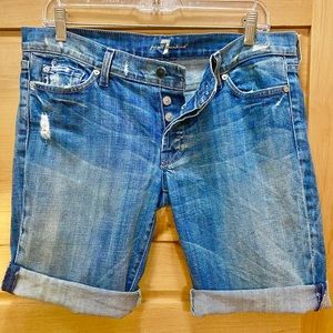 7 for all mankind Jean shorts